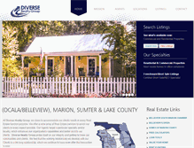 Tablet Screenshot of diverserealtygroup.com